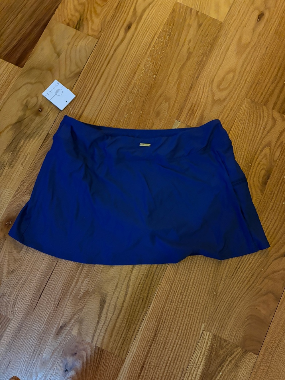 Stylish Blue Athletic Skort
